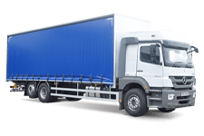 Car Hire Irvine - 26 Tonne Curtain Side Truck - Truck hire Irvine