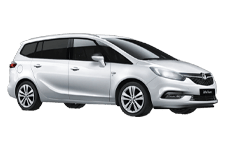 Car Hire Irvine - Vauxhall Zafira 7-Seater - Minibus hire Irvine
